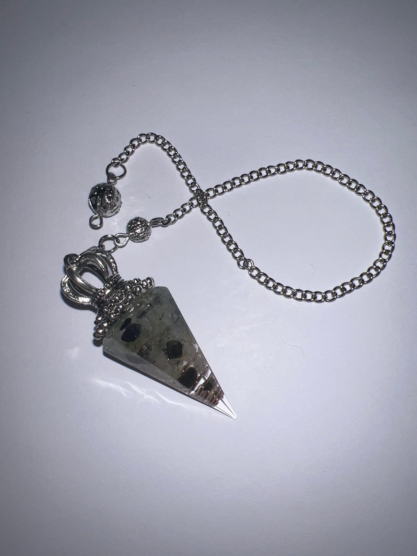 Crystal Chip Resin Pendulums
