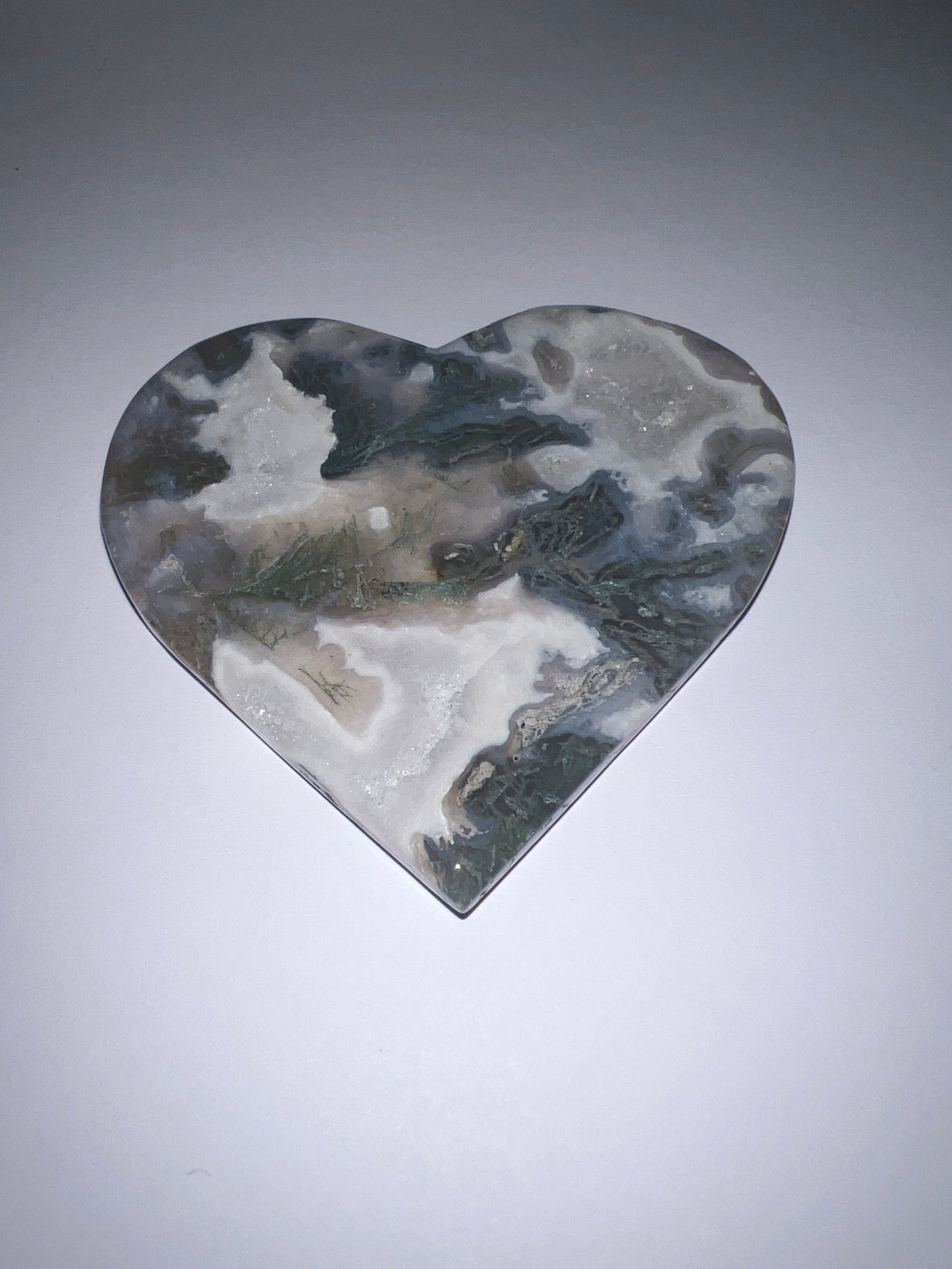 Moss Agate & Ocean Jasper Hearts