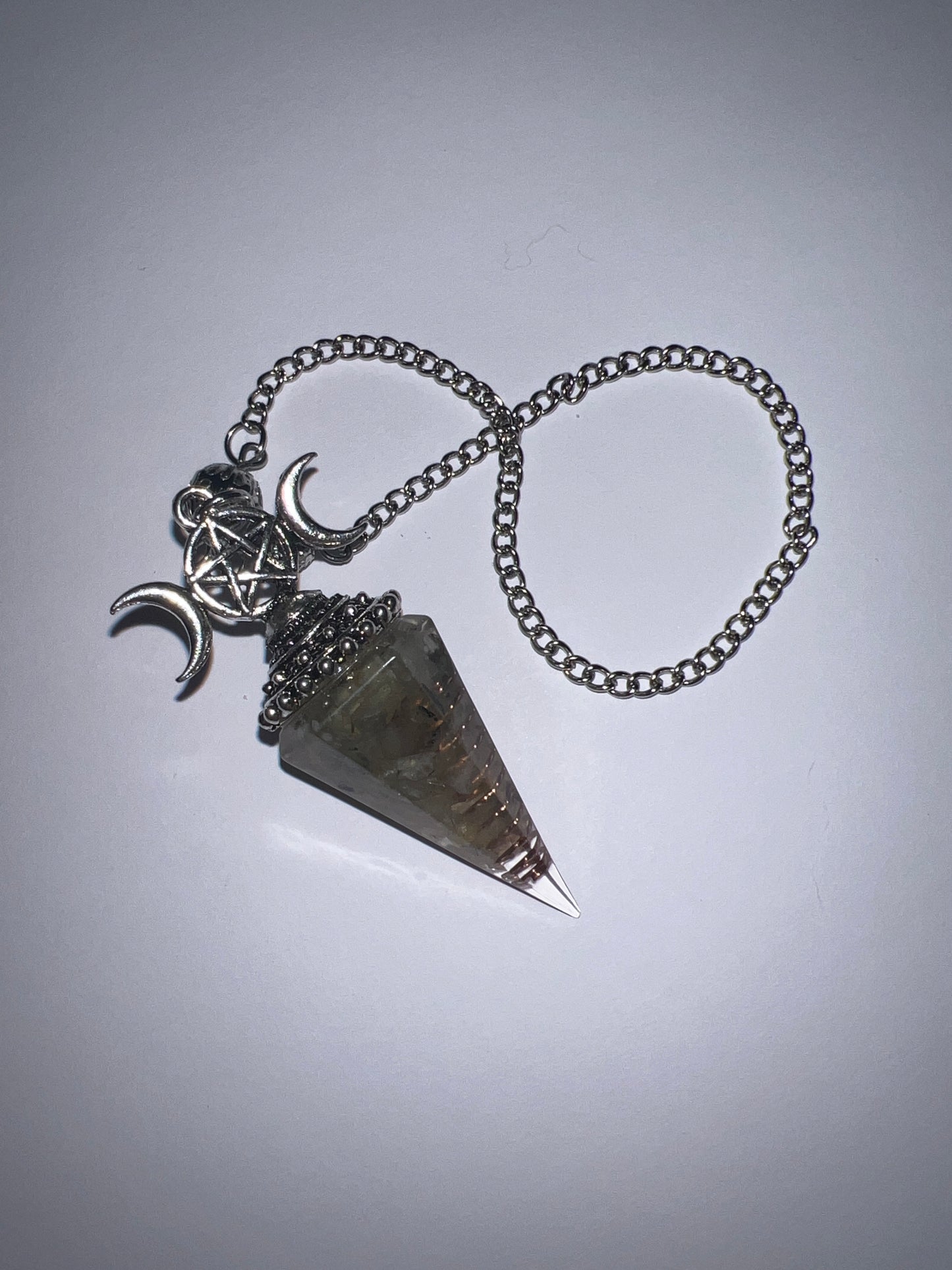 Crystal Chip Resin Pendulums