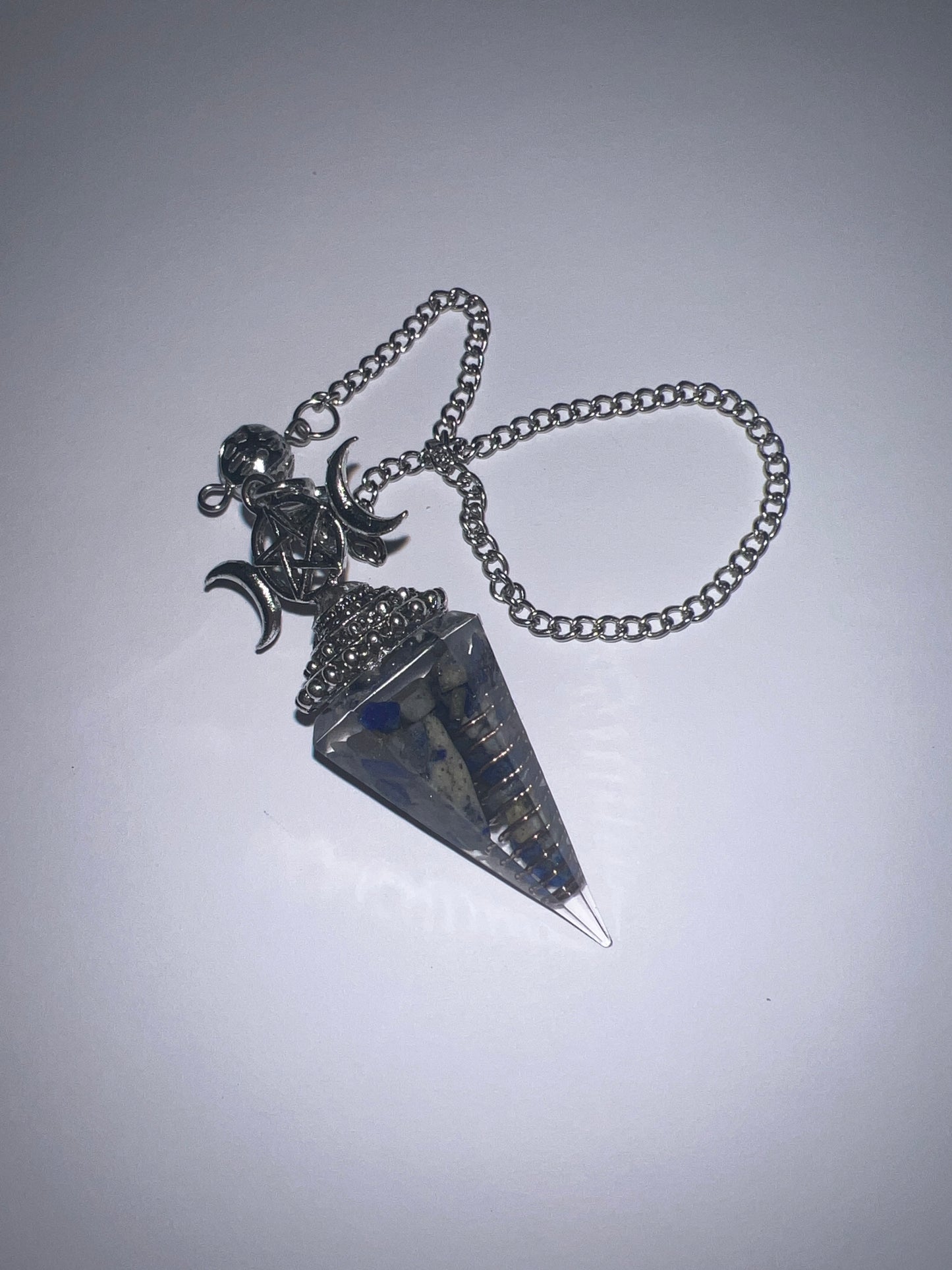 Crystal Chip Resin Pendulums