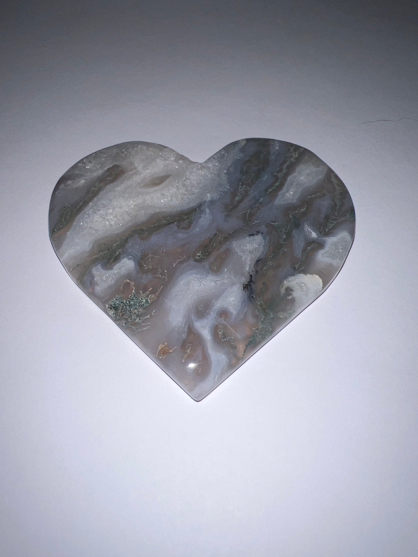 Moss Agate & Ocean Jasper Hearts