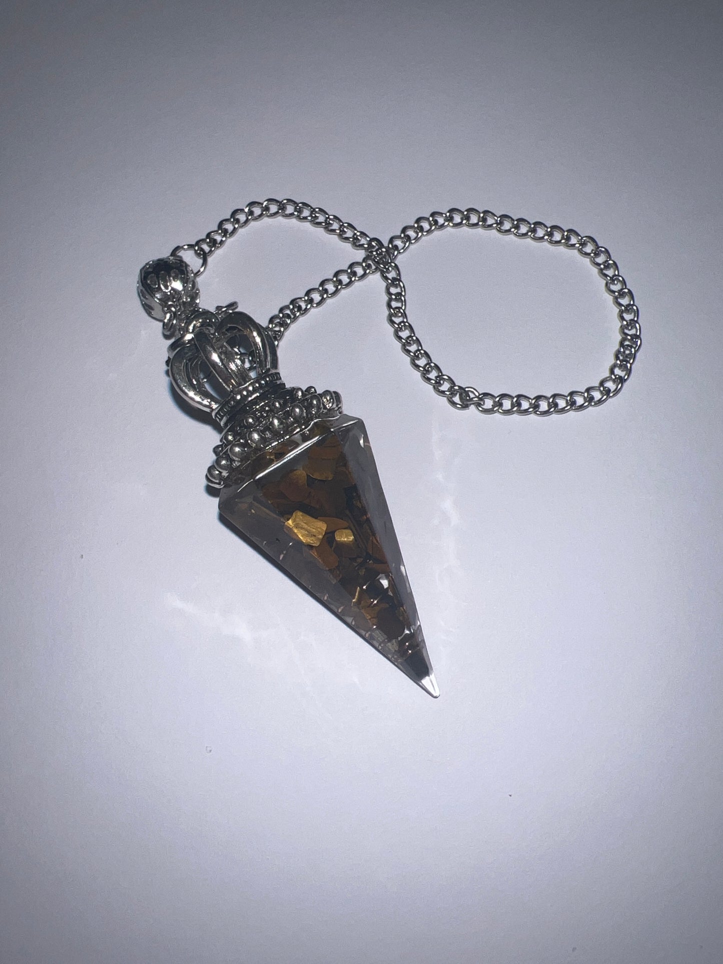 Crystal Chip Resin Pendulums