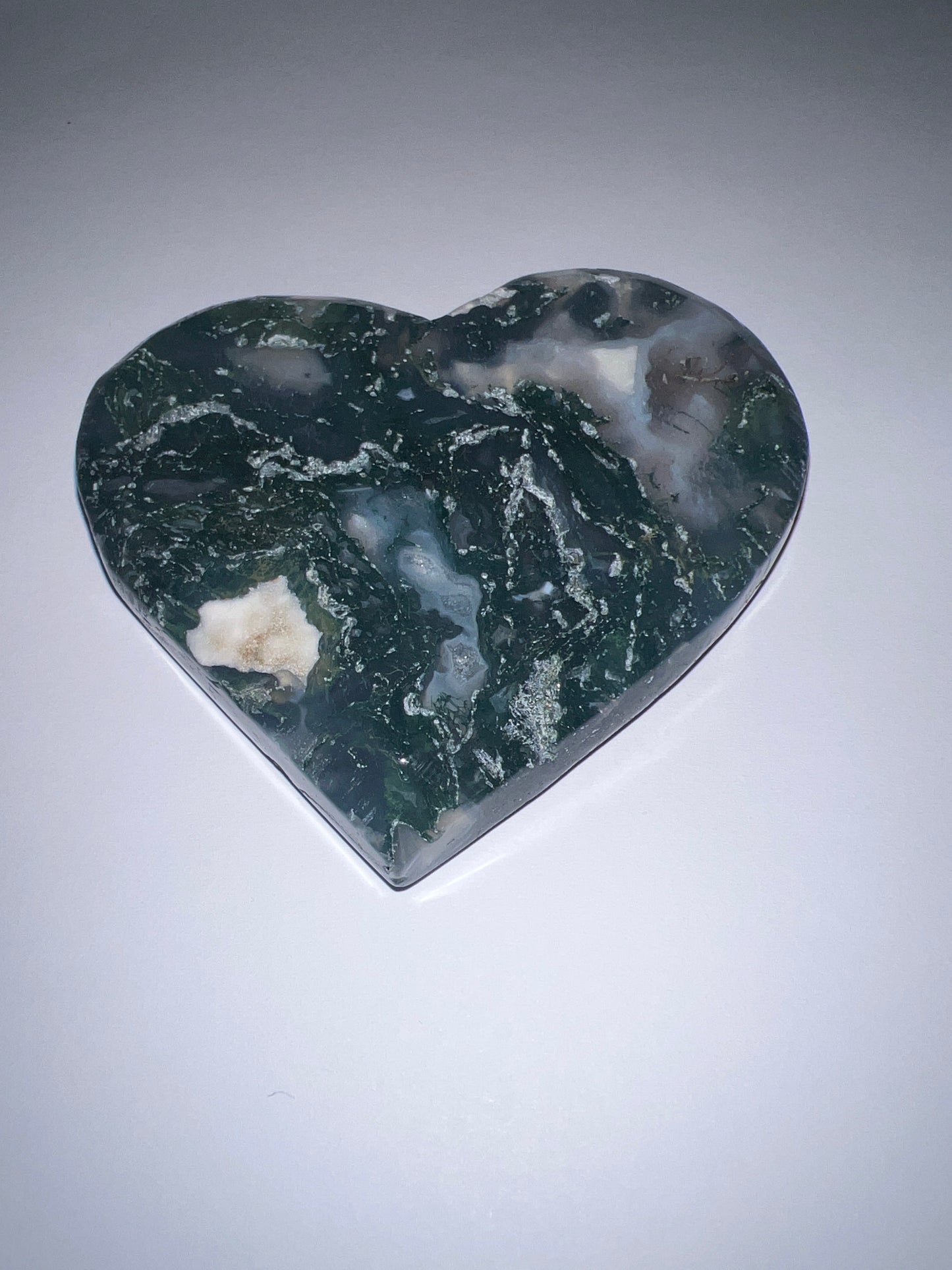 Moss Agate & Ocean Jasper Hearts