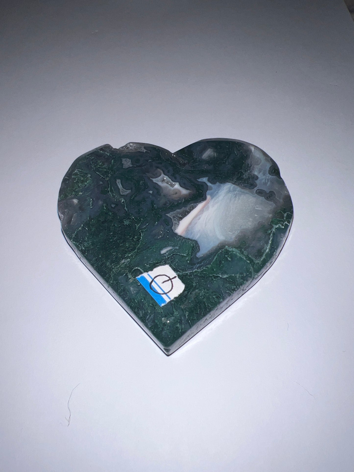 Moss Agate & Ocean Jasper Hearts