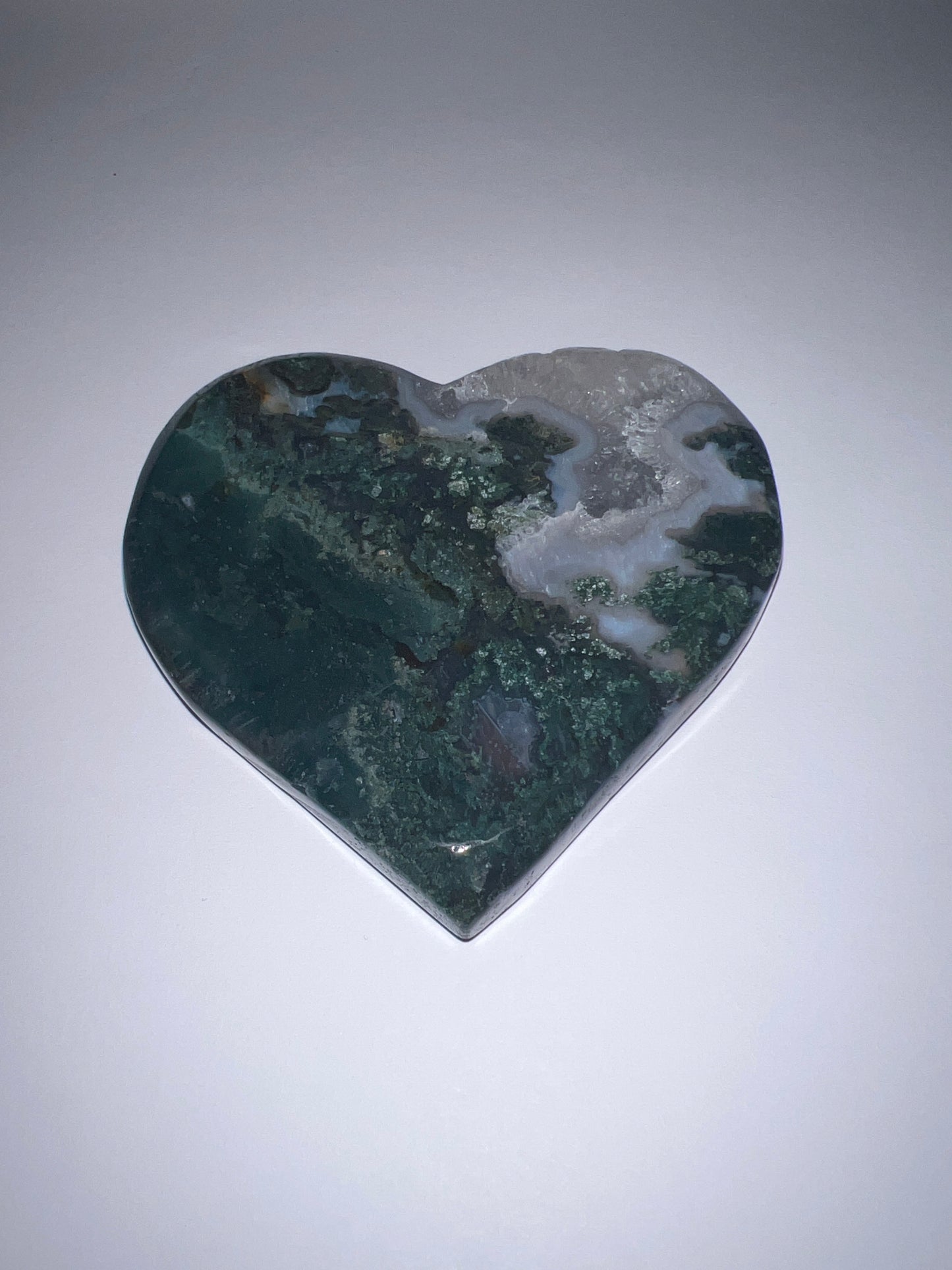 Moss Agate & Ocean Jasper Hearts