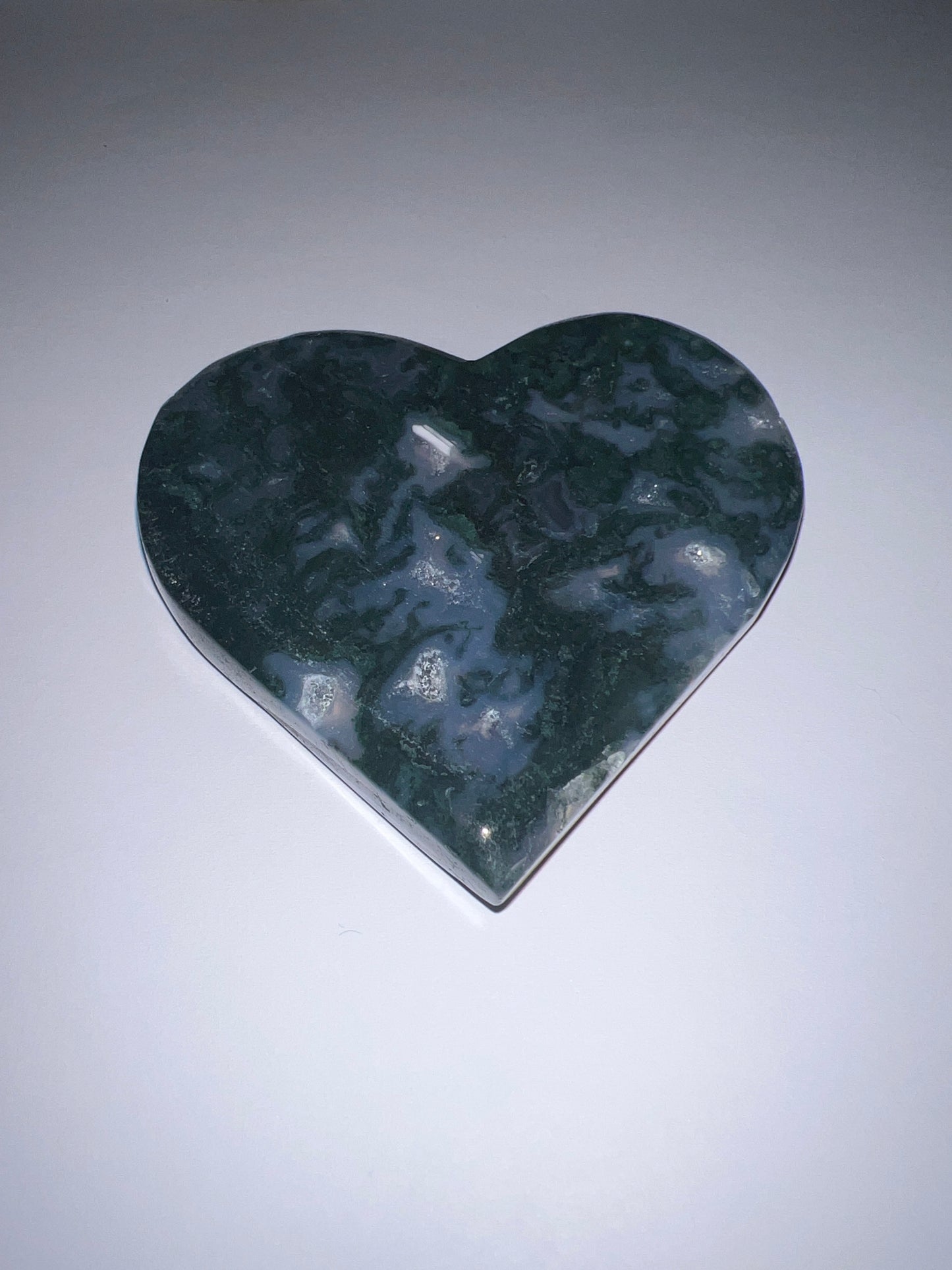 Moss Agate & Ocean Jasper Hearts