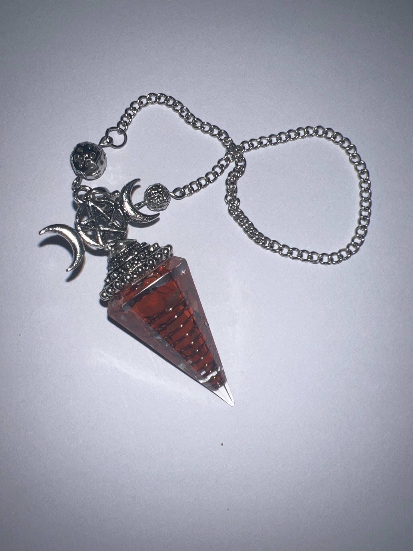 Crystal Chip Resin Pendulums