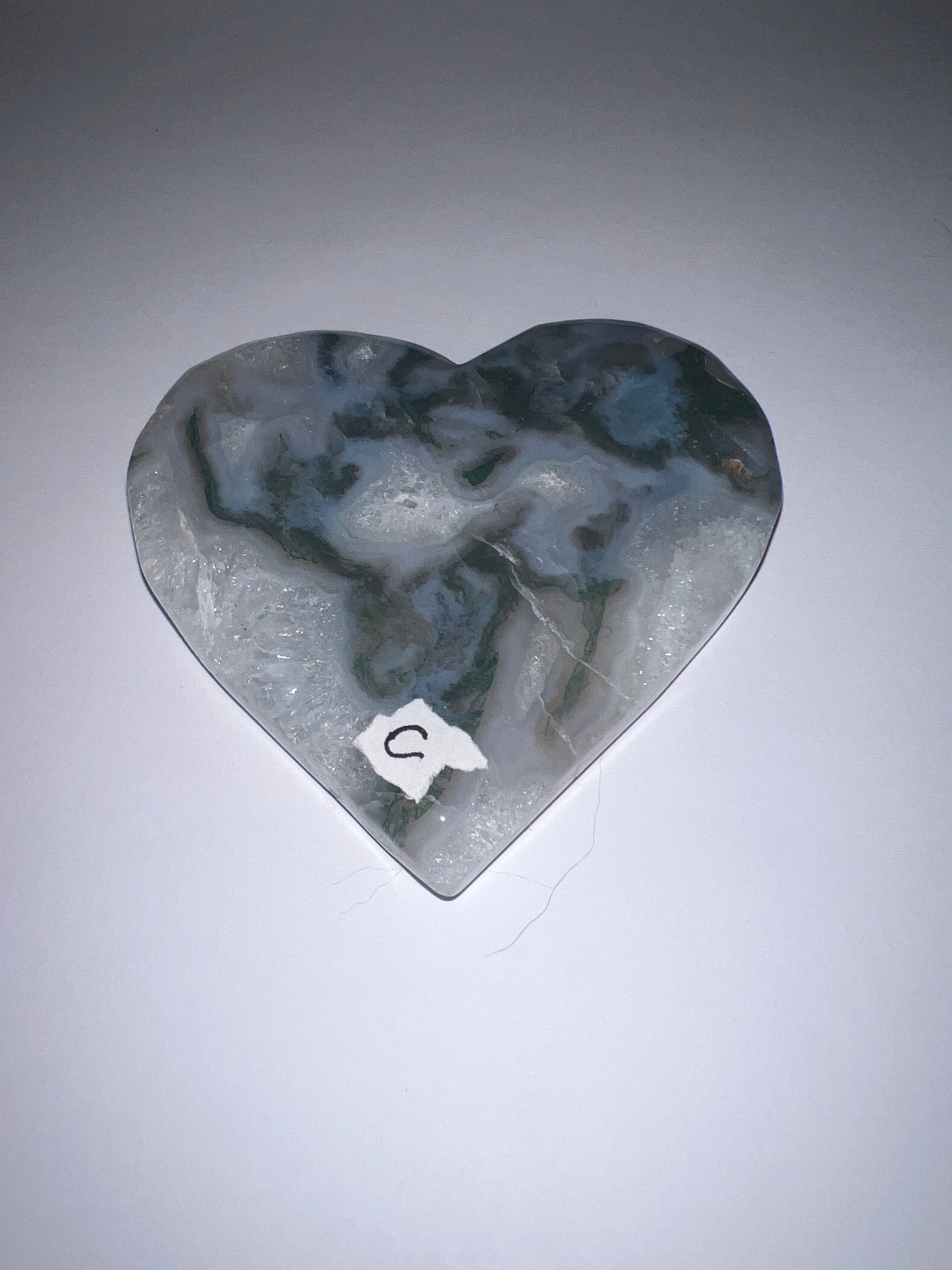 Moss Agate & Ocean Jasper Hearts