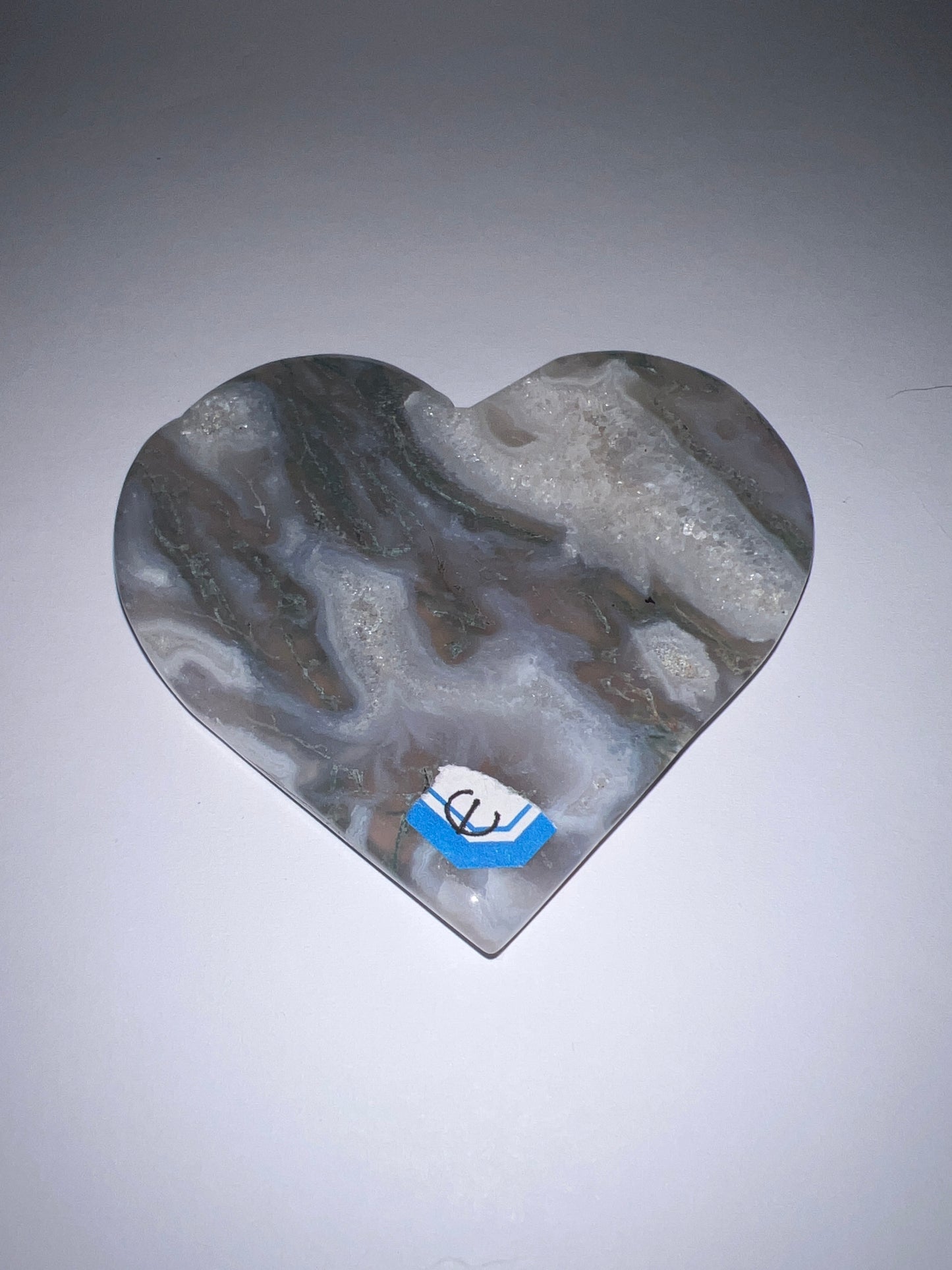 Moss Agate & Ocean Jasper Hearts