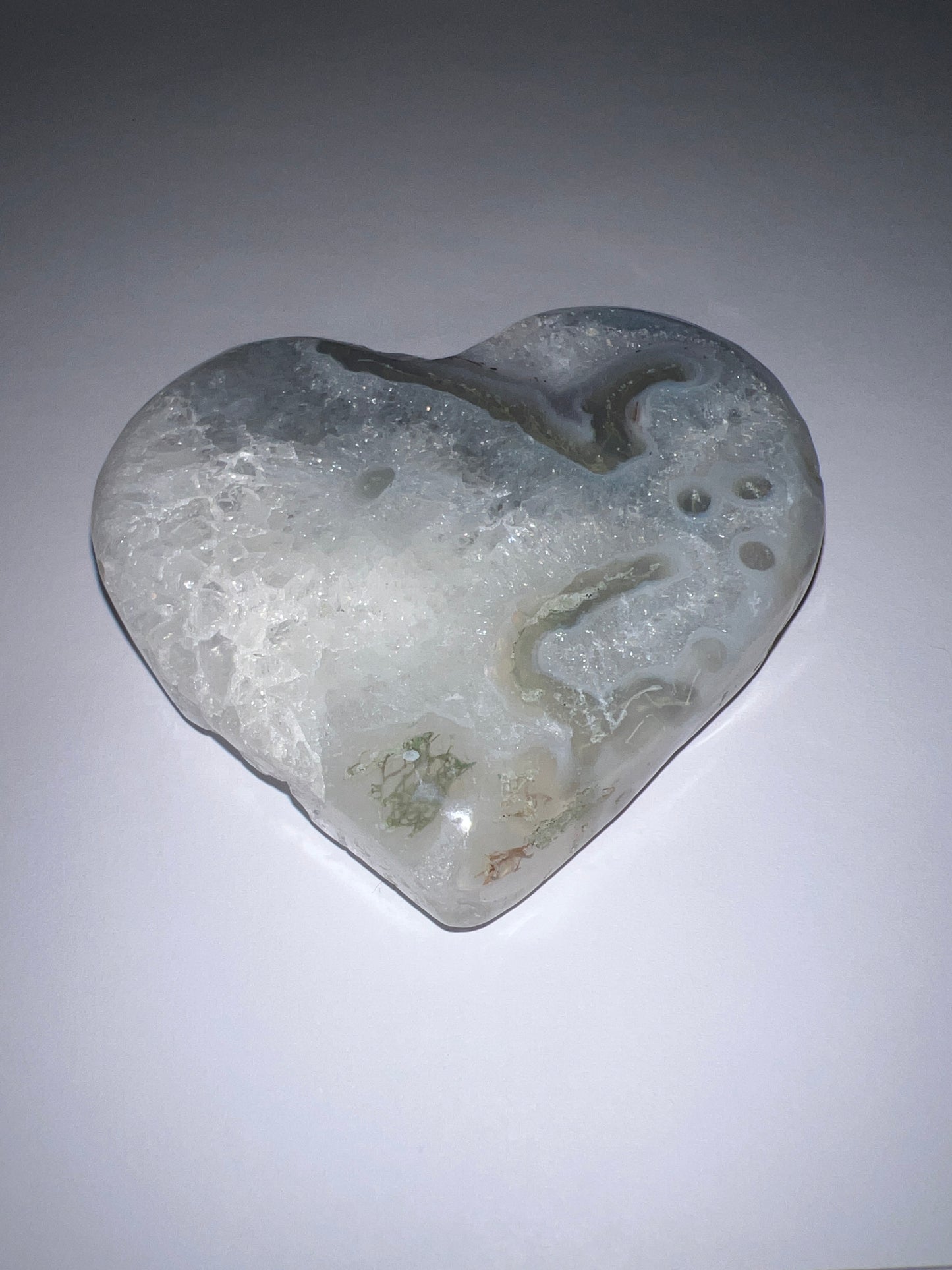 Moss Agate & Ocean Jasper Hearts