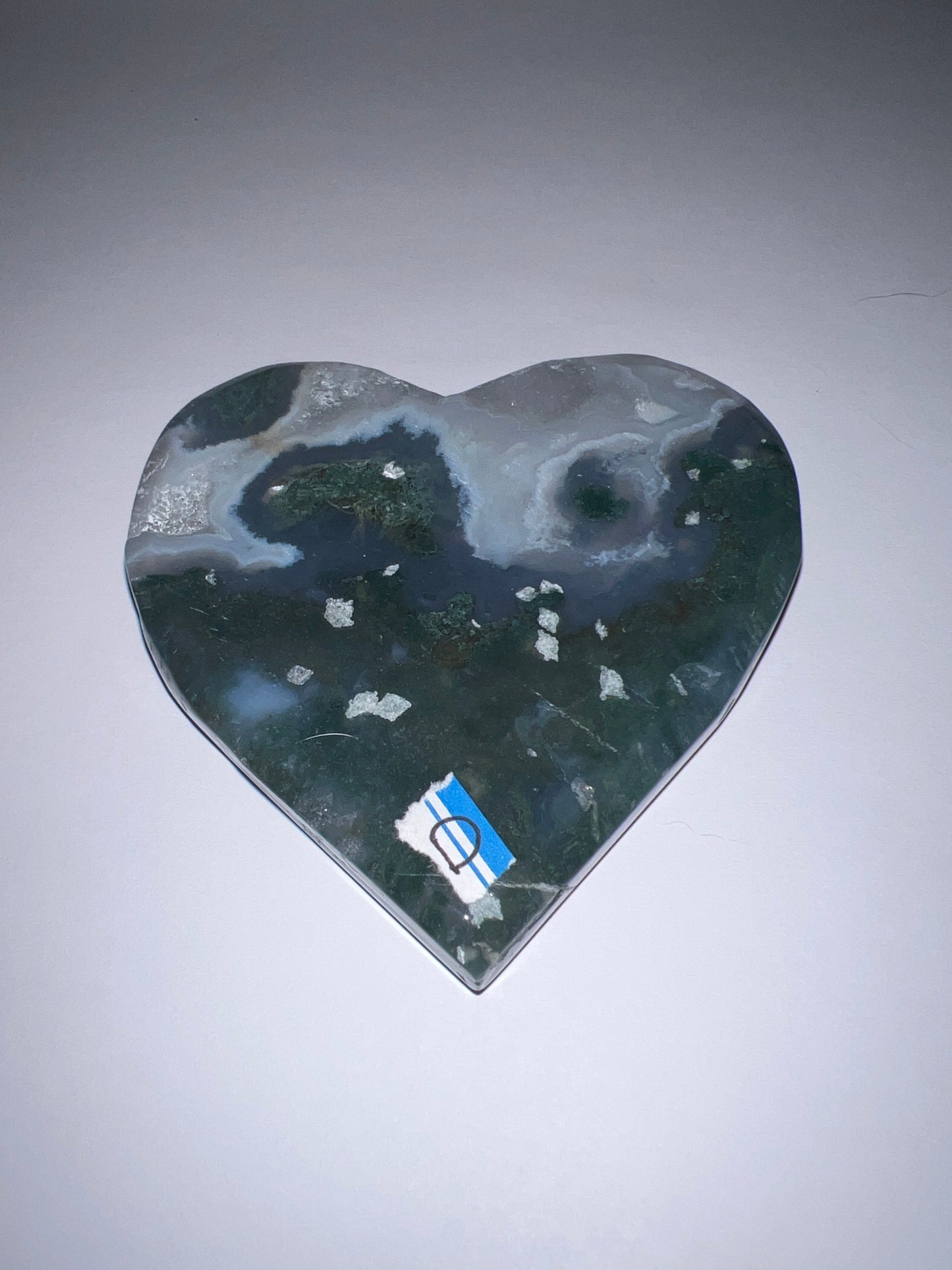 Moss Agate & Ocean Jasper Hearts