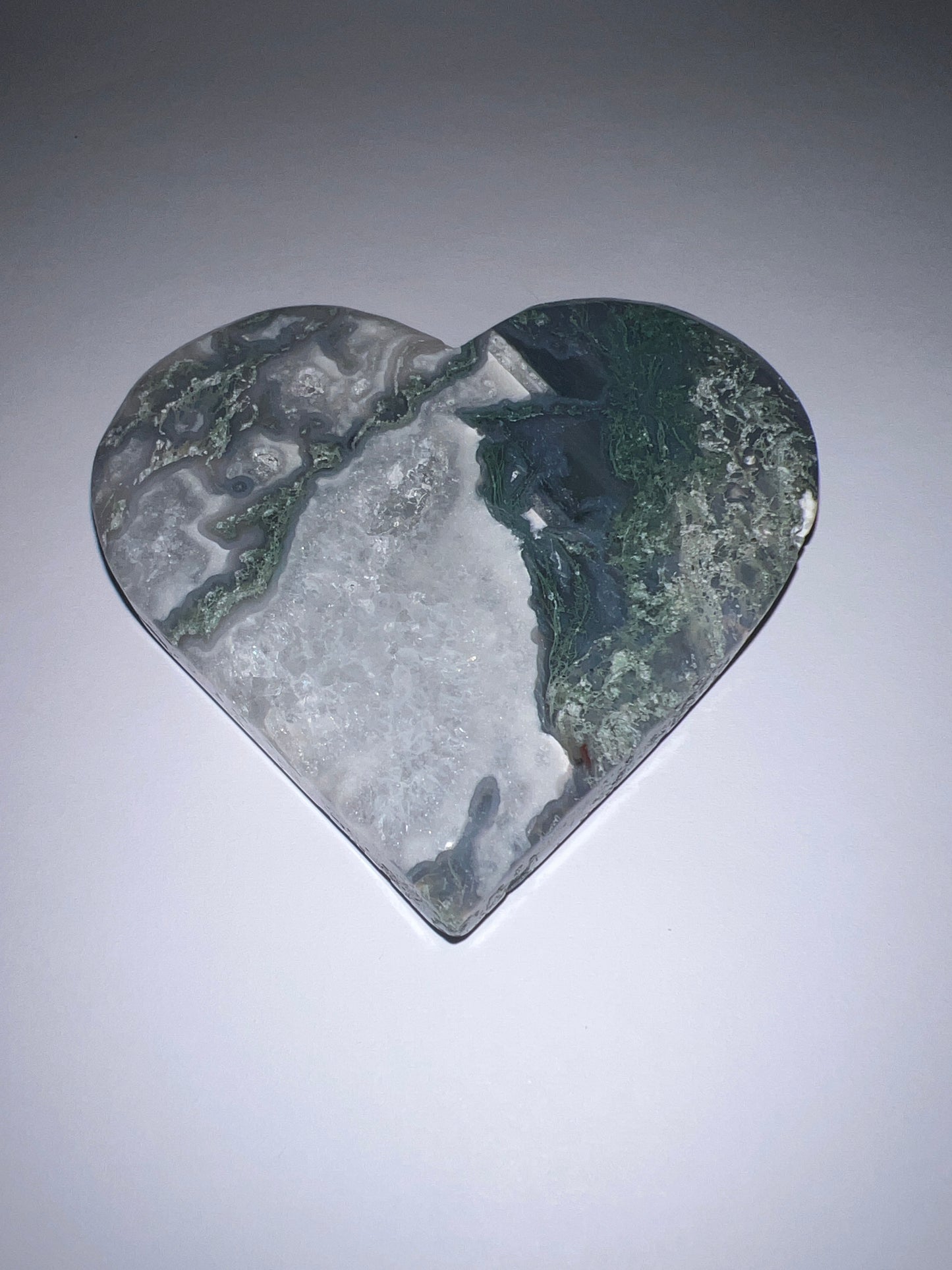 Moss Agate & Ocean Jasper Hearts