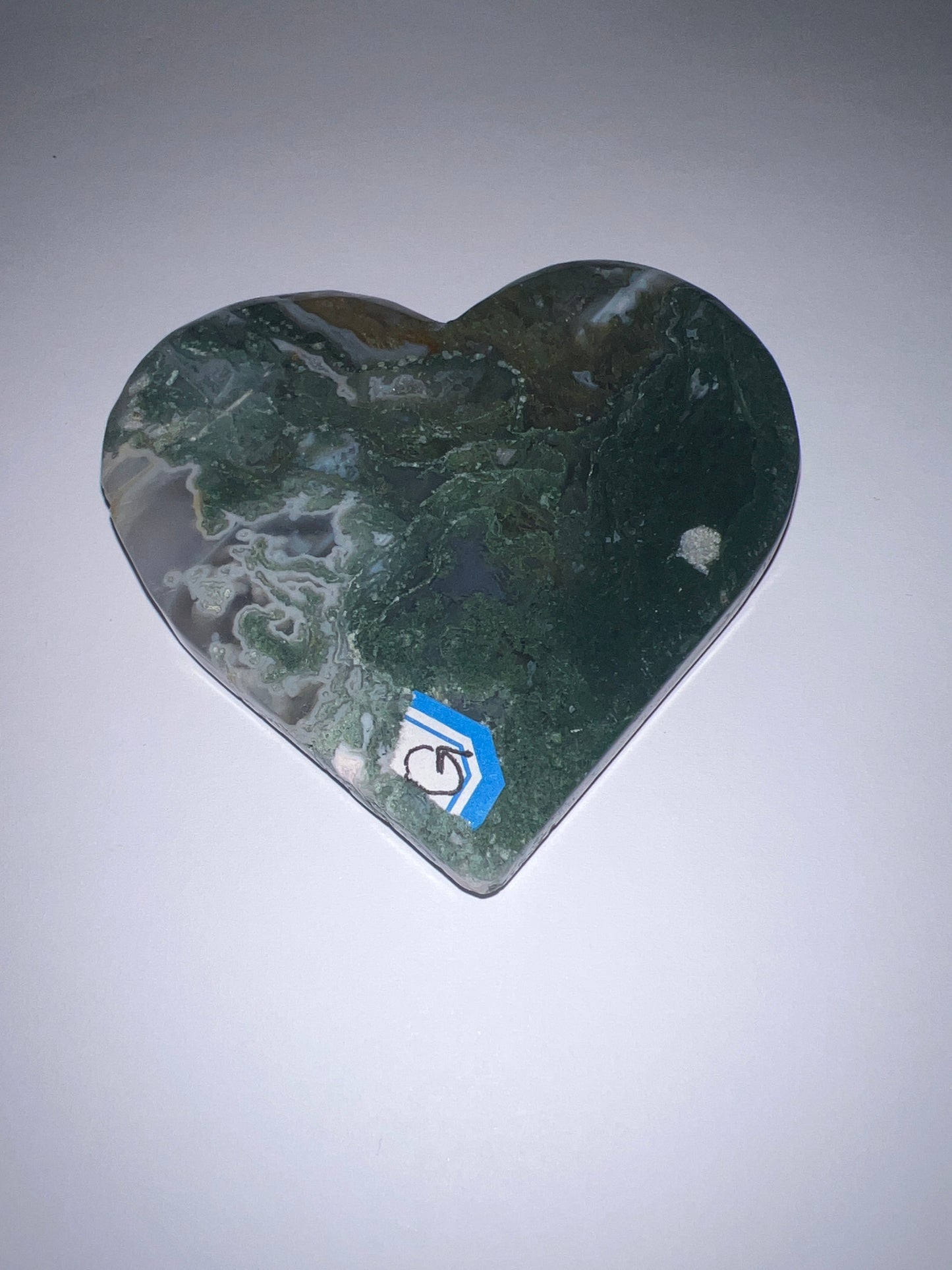 Moss Agate & Ocean Jasper Hearts