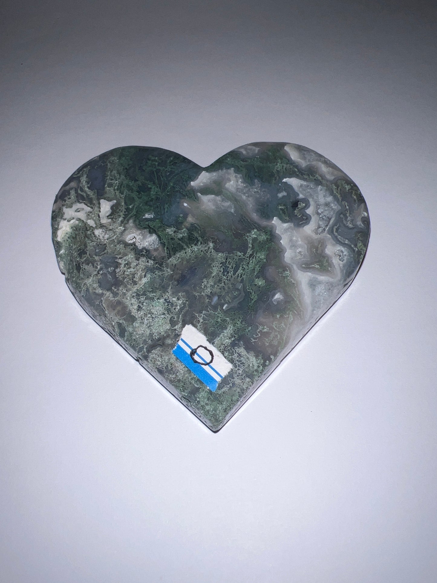 Moss Agate & Ocean Jasper Hearts