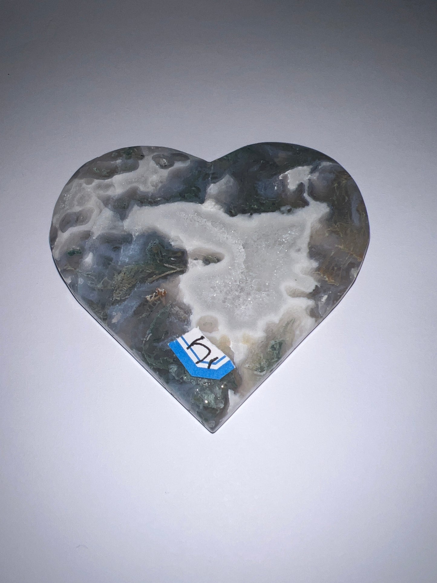 Moss Agate & Ocean Jasper Hearts
