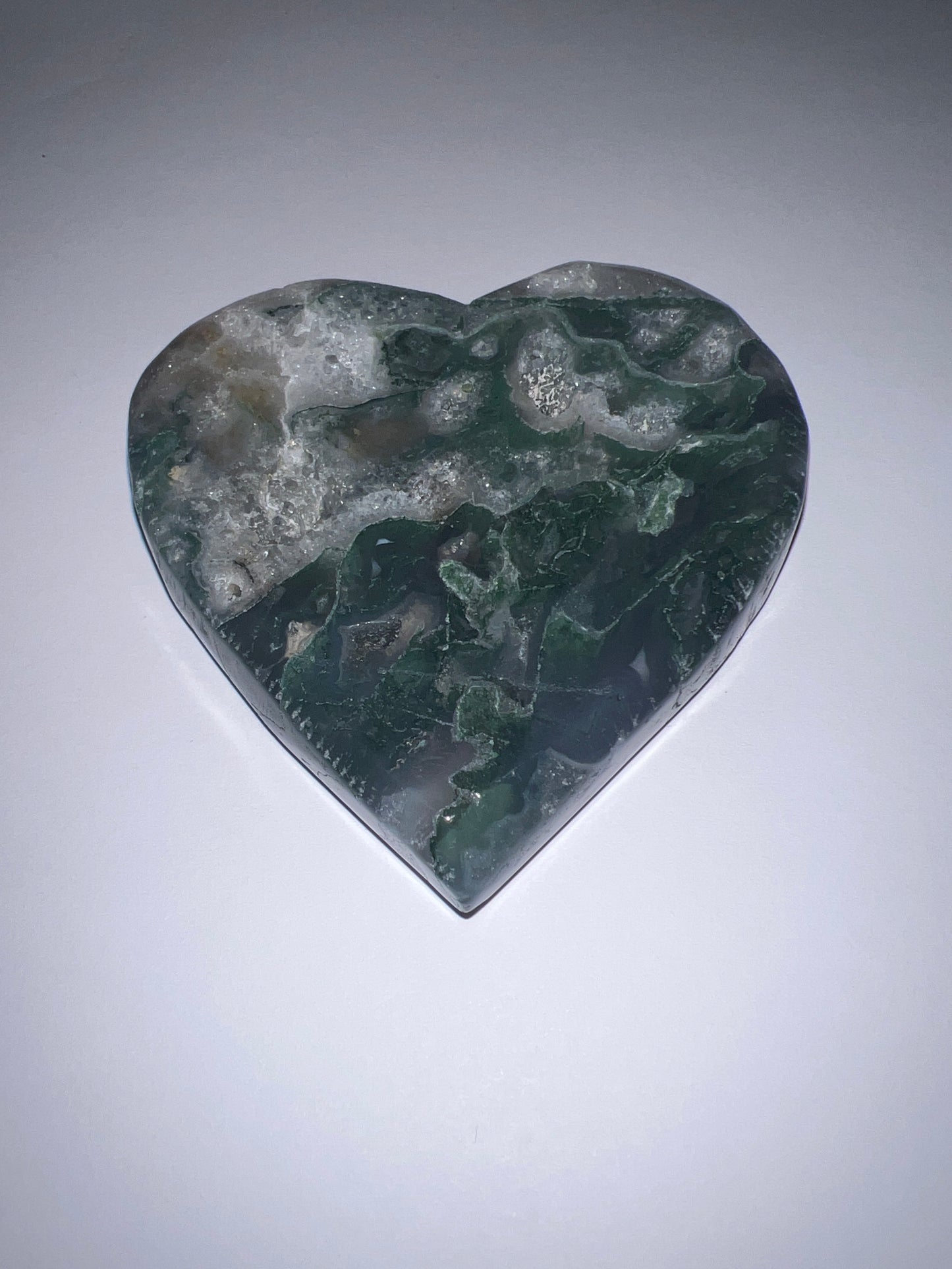 Moss Agate & Ocean Jasper Hearts