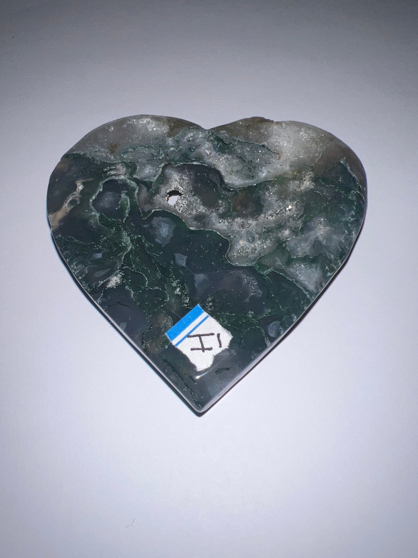 Moss Agate & Ocean Jasper Hearts