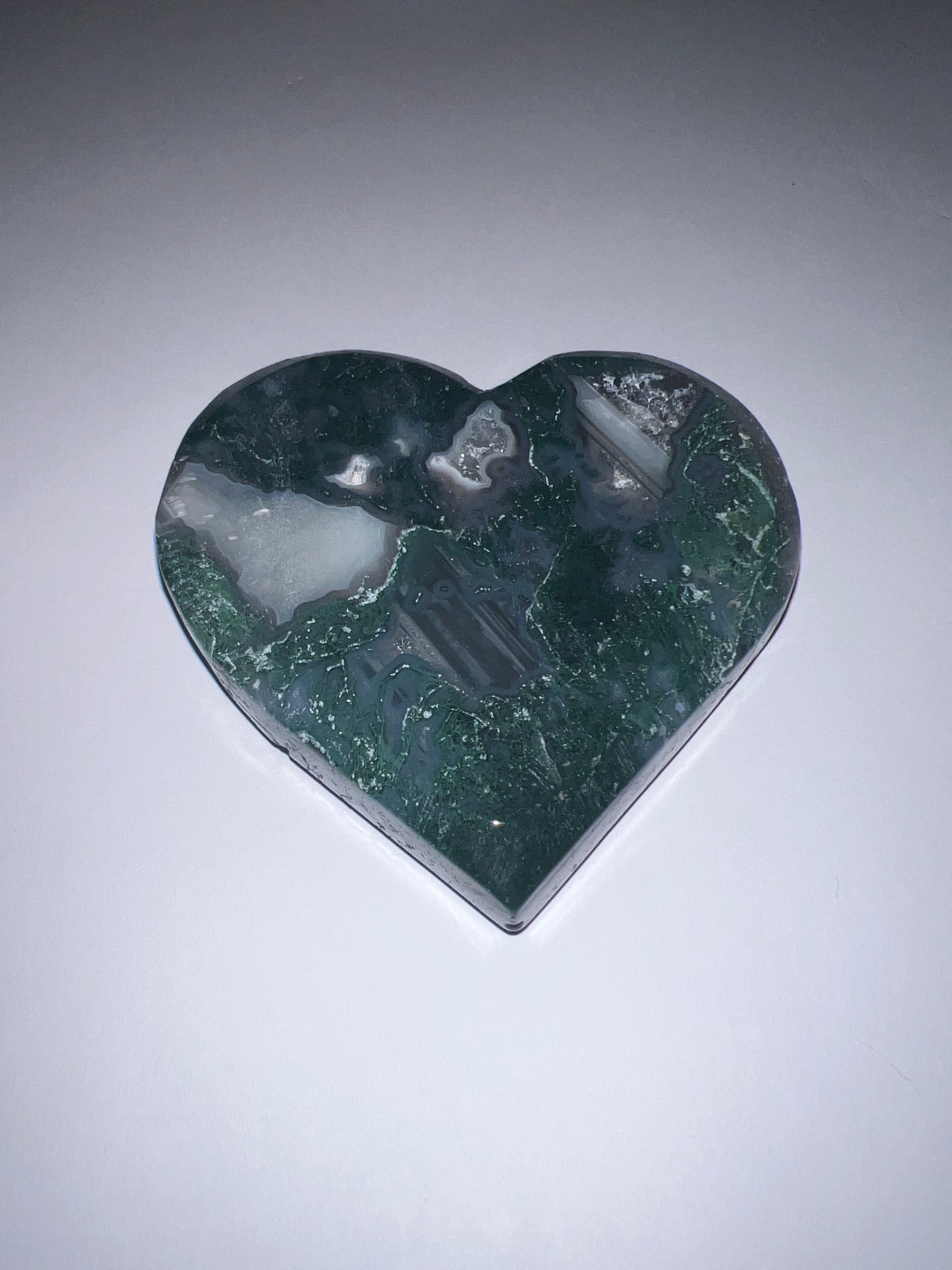 Moss Agate & Ocean Jasper Hearts