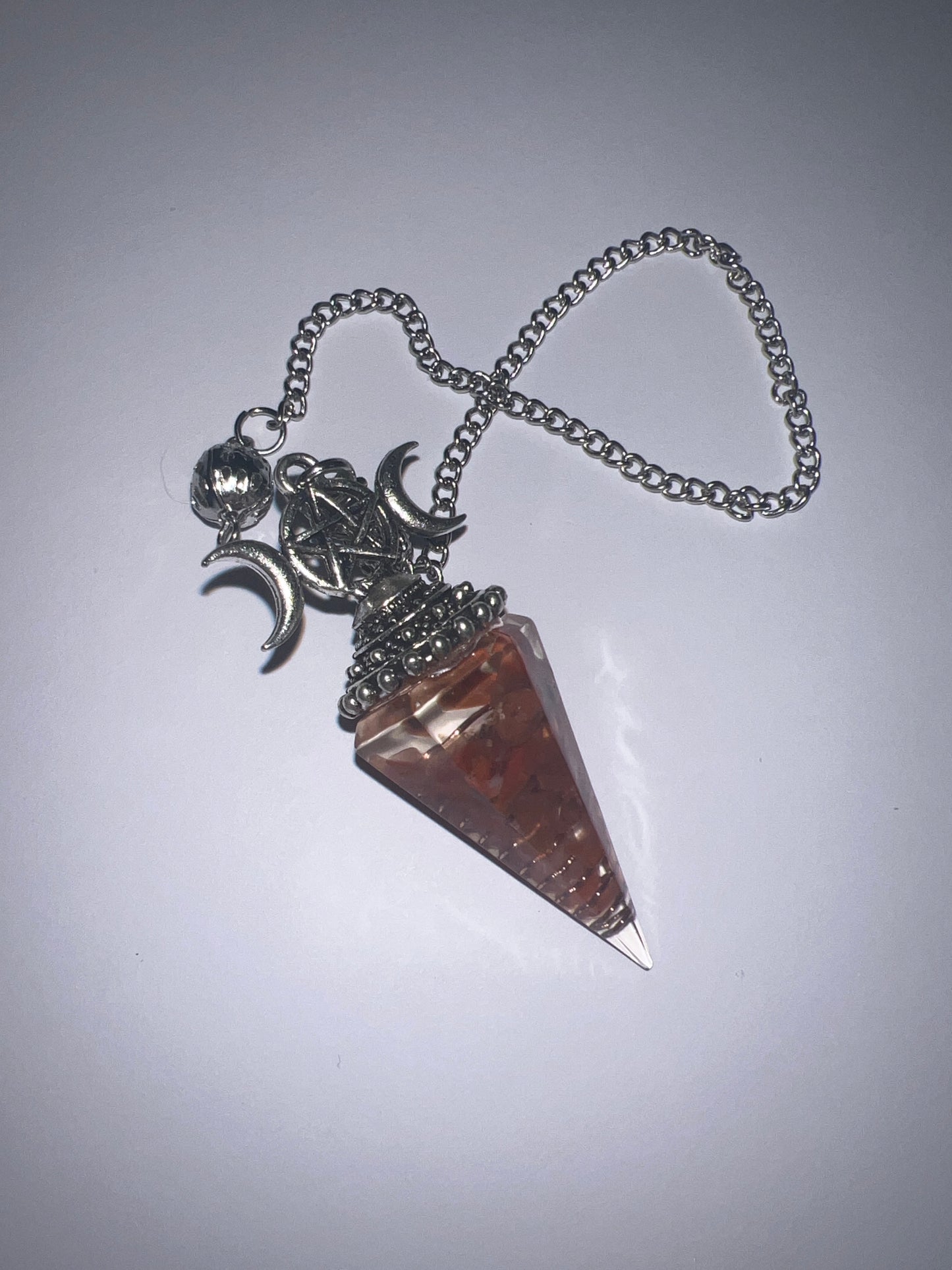 Crystal Chip Resin Pendulums