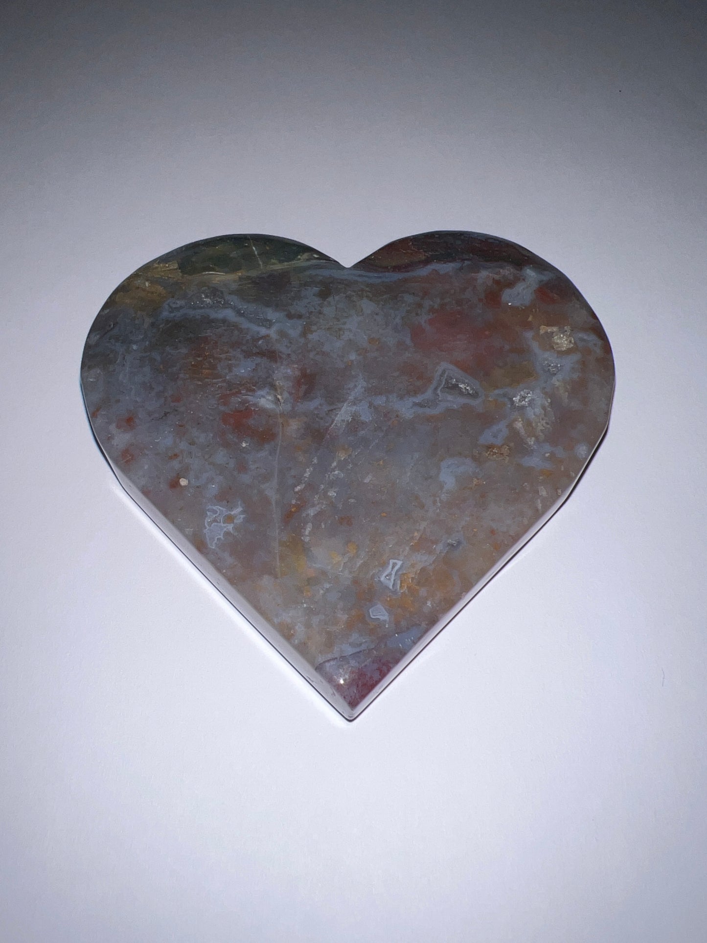 Moss Agate & Ocean Jasper Hearts