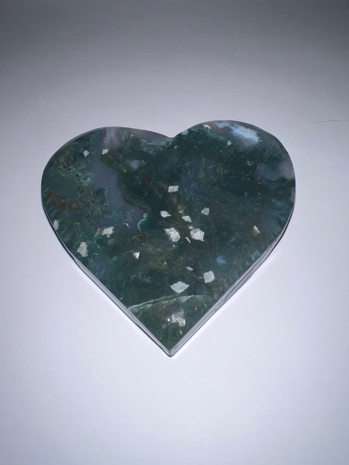 Moss Agate & Ocean Jasper Hearts